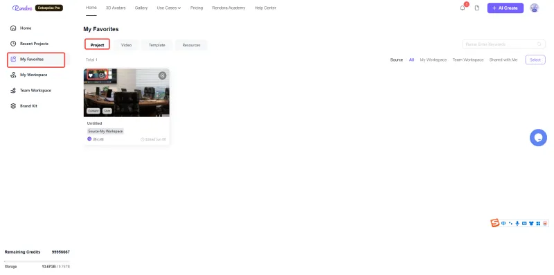 Favorited_Projects
