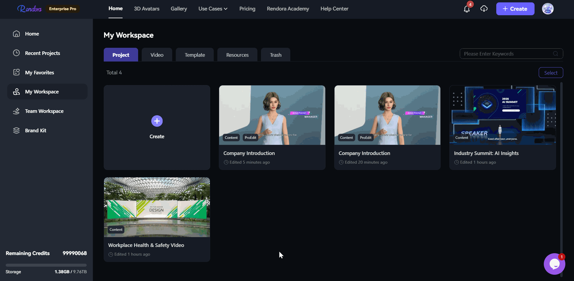 Personal-to-Team Avatar Sharing